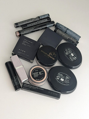 Avon Makeup New Old Stock Mixed Cosmetics Majority SEALED Eyeshadow Lipstick