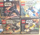 4 NEW SEALED Lego Star Wars Microfighters SERIES 4 FULL SET RARE RETIRED