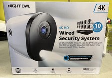 Night Owl 20 Channel, 16 Wired 4 Wi-Fi 4K DVR Security System w/ 2TB Hard Drive