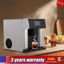 Nugget Ice Maker 33lbs Countertop Pebble Ice Maker Machine Self-Cleaning ZB-10E