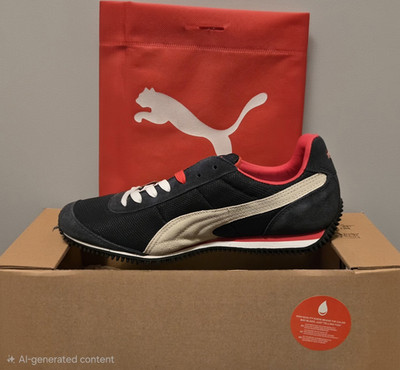 PUMA Speeder Men s Low Top Lace-Up Athletic Sneakers Blue White Red