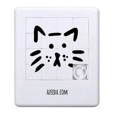 'Cat Face Doodle' Sliding Puzzle (PZ00033529)