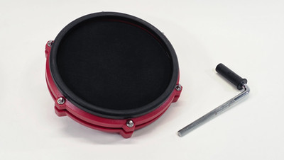 Alesis Nitro Mesh 8'' Dual Zone Snare Drum Pad with L Rod -RED