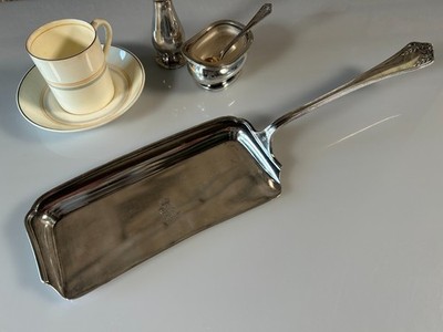 1919 CUNARD STEAMSHIP CO LTD STEWARD'S CRUMB TRY ELKINGTON SILVER PLATE