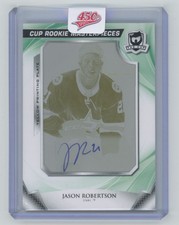 2020-21 Upper Deck The Cup Rookie Masterpieces Yellow Printing Plate Jason