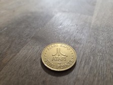 Vintage Video Game Atari Expo Fun Points Gold Coin Token