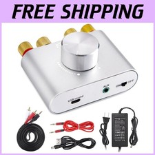 Compact 160W Bluetooth 5.0 Audio Power Amp - Silver