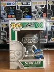Funko POP! Marvel Stan Lee Silver Platinum Exclusive #03 W/ Protector