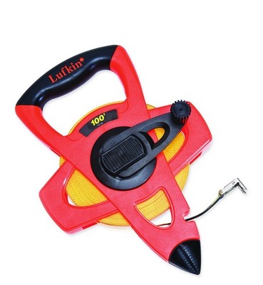 Lufkin 200Ft Fiberglass Tape Measure Open Frame Durable Waterproof Home Tool