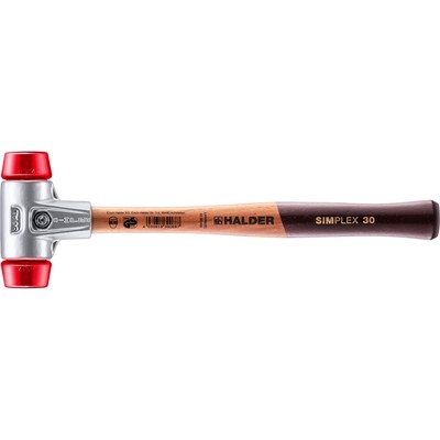 HALDER SIMPLEX-Schonhämmer 3106.030 Hammer Gummihammer Softhammer geräuscharm