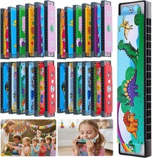 24 Pcs Kids Harmonicas Bulk - Birthday Party Favors Return Gifts for Kids 4-8...