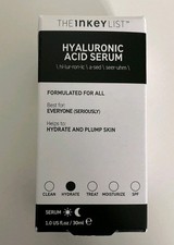 THE INKEY LIST Hyaluronic Acid Serum 1oz / 30ml New