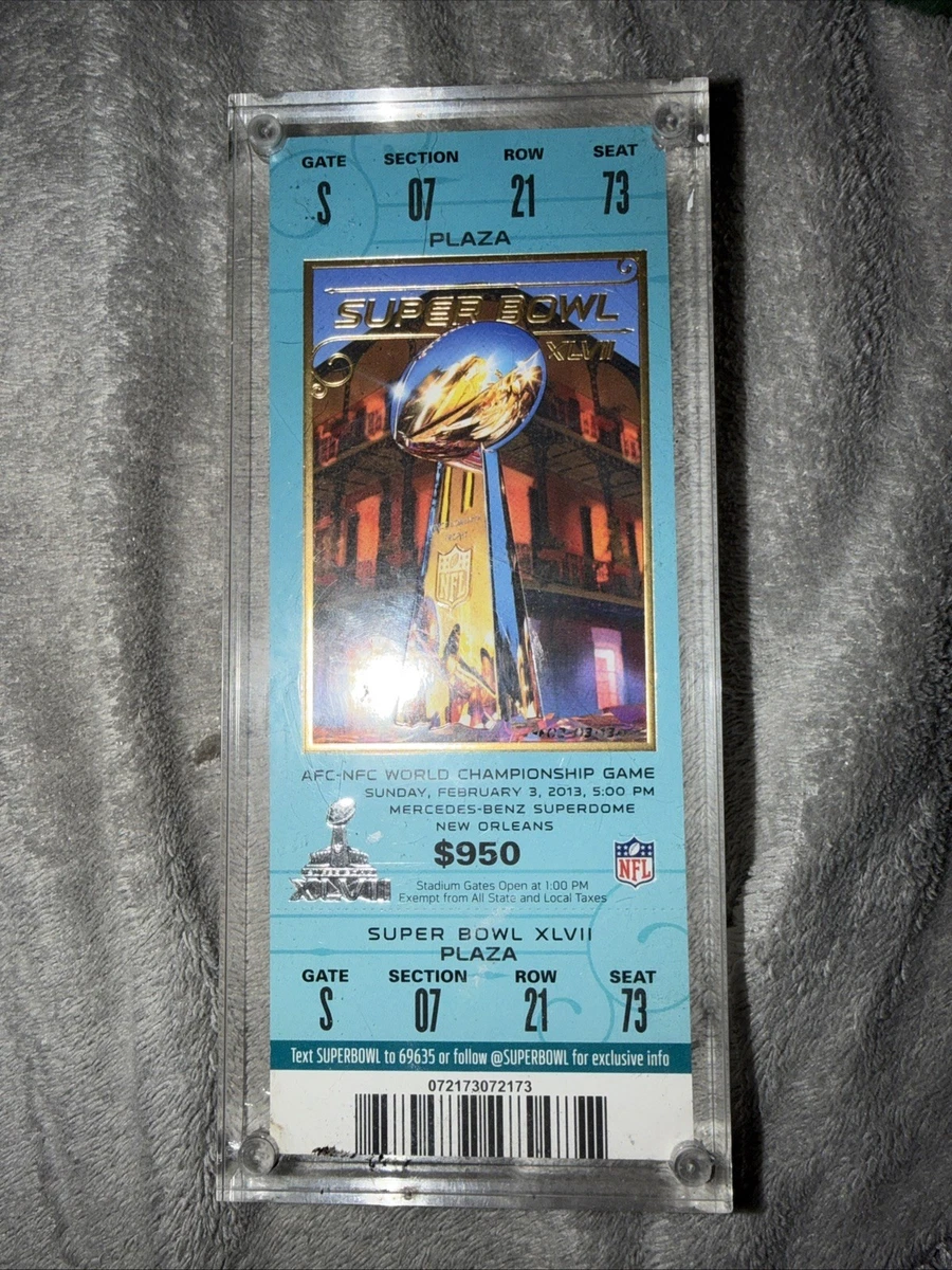 25+ Super Bowl In Vintage Sports Ticket Stubs for sale | Updated