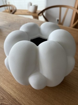  101 COPENHAGEN Bloom Vase 22.5 cm, Knochenweiß  NEU