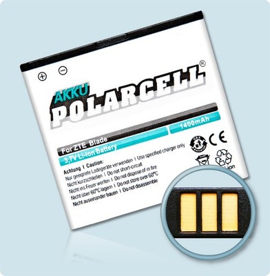 PolarCell Akku für ZTE Blade V880 Libra X880 Libero F950 Li3712T42P3h444865 Accu