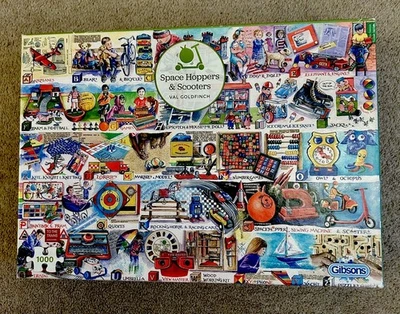 Gibsons Space Hopper And Scooters 1000 Piece Puzzle - Image 1 of 4