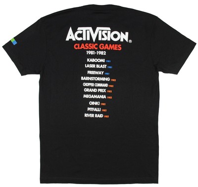 Activision Men's Video Game Publisher Logo T-shirt