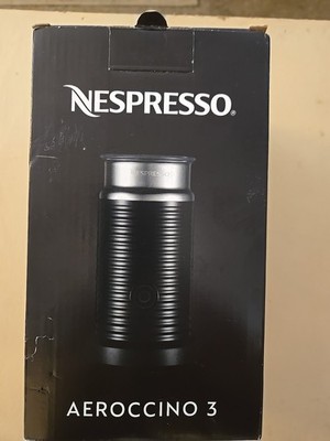 Nespresso Aeroccino 3 Electric Milk Frother - Black (3694-US-BK