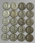 FRANKLIN HALF DOLLAR ROLL (90% Silver) ~ MIXED DATES (Lot of 20) ~ $10 Face