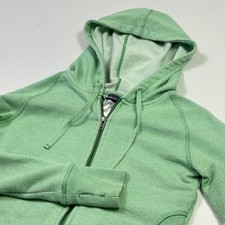 Patagonia Hoodie Womens XS Green Full Zip Fleece Thumbholes Sweatshirt STY54449