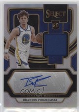 2023-24 Panini Select Rookie Jersey 72/199 Brandin Podziemski #RJ-POD Auto 19fe