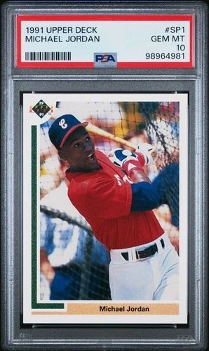 1991 Upper Deck Michael Jordan #SP1 Short Print Baseball RC White Sox PSA 10