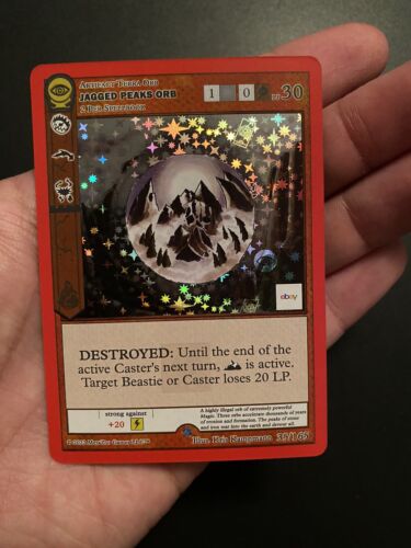 Jagged Peaks Orb EBAY Stamped Seance Full Holo 35/165 Metazoo (NM) - Picture 1 of 2