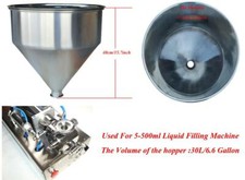 TECHTONGDA 1 PC 30L/6.6 Gal Hopper Accessory for 5-500ml Liquid Filling Machine