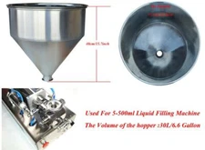 TECHTONGDA 1 PC 30L/6.6 Gal Hopper Accessory for 5-500ml Liquid Filling Machine