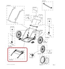 Telaio inferiore Thule CGR2 12- per Chariot Cougar 2