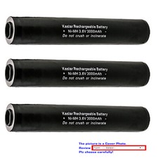 Kastar 3.6V 3000mAh Ni-MH Battery for Streamlight-Maglight Pelican M9 Stinger HP
