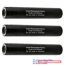 Kastar 3.6V 3000mAh Ni-MH Battery for Streamlight 75711 75712 75713 75714 75715