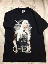 Cher Living Proof Farewell Tour 2002 Made In USA Large Vintage black shirt