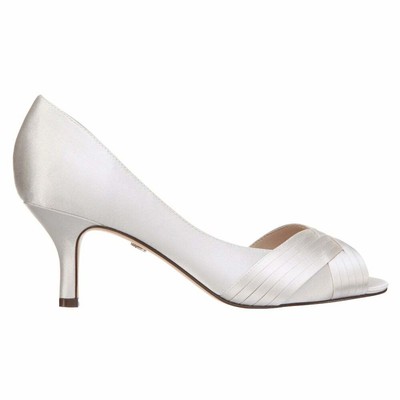 Nina Contesa Peep Toe Wedding Pumps 