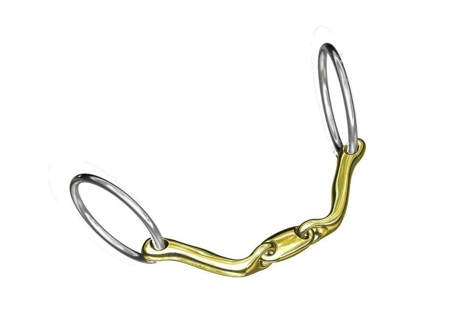 FLYING HORSE Lose Ringtrense Pferd Bit Verbindenwinkel mit Lutschtabletten, GS & SS