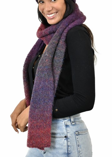 Sciarpa extra lunga C.C unisex ecologica filato riciclato misto lana avvolgente - Foto 28 di 64