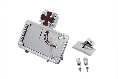 HARLEY Chrome Horizontal LED Tail Lamp Kit Maltese Style fits 1979-1996 XL, - Picture 2 of 4