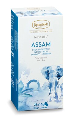 Ronnefeldt Teavelope  Assam. Irish breakfast black tea. 25 tea bags.