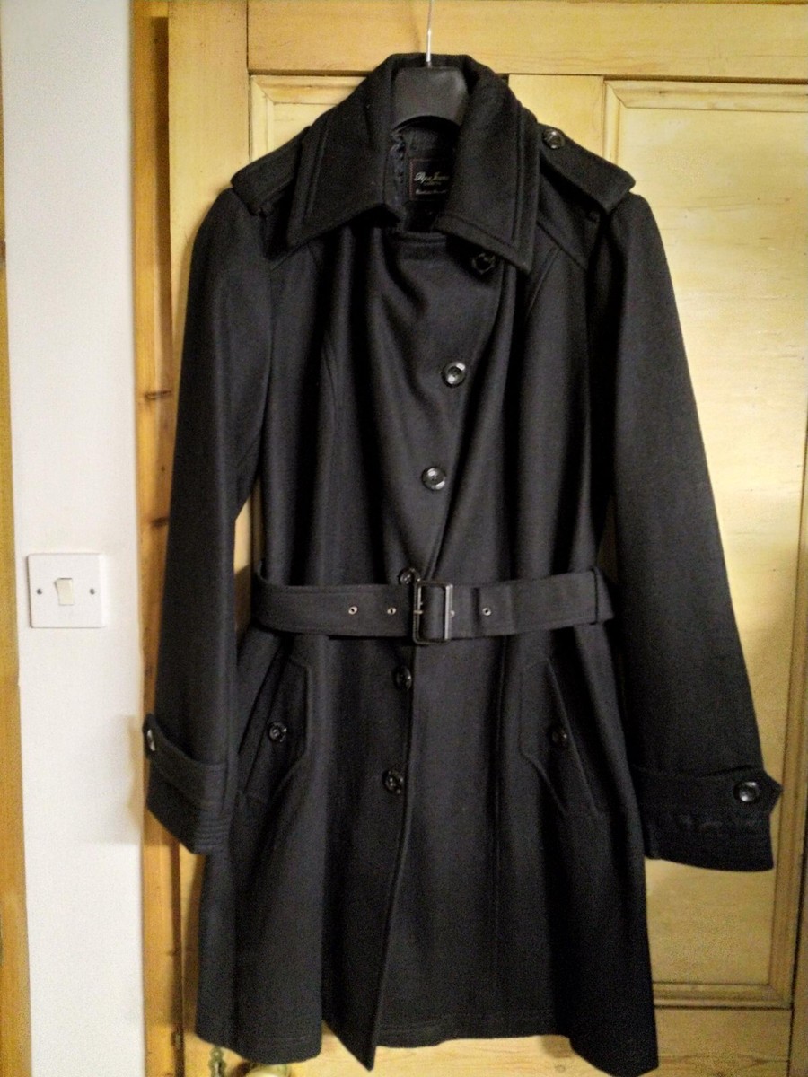 Pepe Jeans Josephine winter coat jacket large 60% wool UK