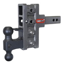 Gen-y Adjustable Drop Hitch 2 Receiver 5 Drop 16k Towing Ballpintle Gh-224