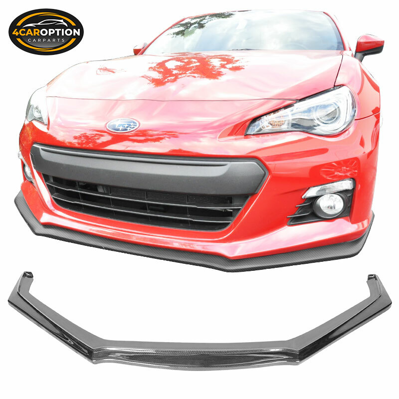 Fits 13-16 Subaru BRZ Front Bumper Lip Spoiler Splitter CS2 Style Carbon Fiber