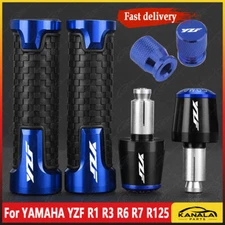 Grip Handlebar Balanced Plug slider Bar End Cap Cover For YAMAHA YZF R1M R6 R125