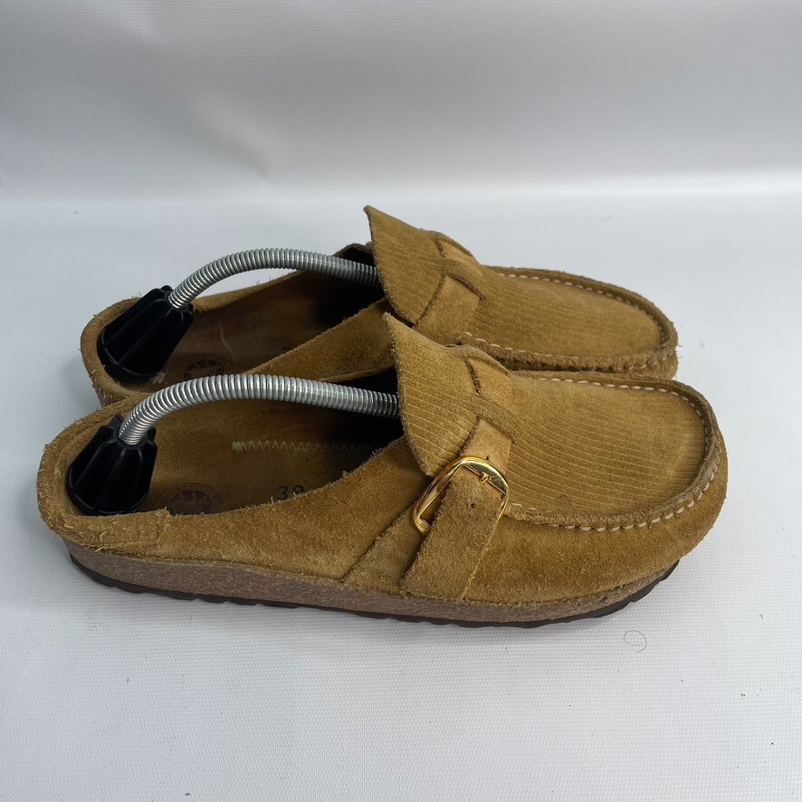 Birkenstock Buckley Women's Suede Corduroy ClogsCork Brown Birkenstock Buckley Women's Suede Corduroy ClogsCork Brown