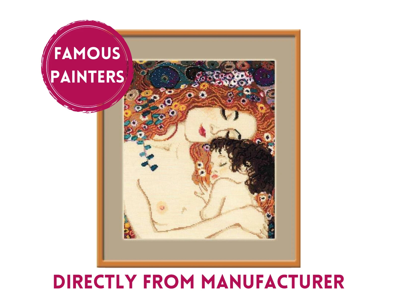 Kit 916 Motherly Love After G. Klimt's Painting