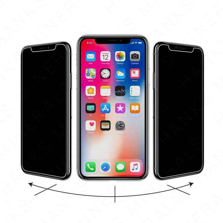 2x Protector de pantalla de vidrio templado de privacidad para iPhone 14 13 12 Pro Max Mini SE Foto 4 de 4