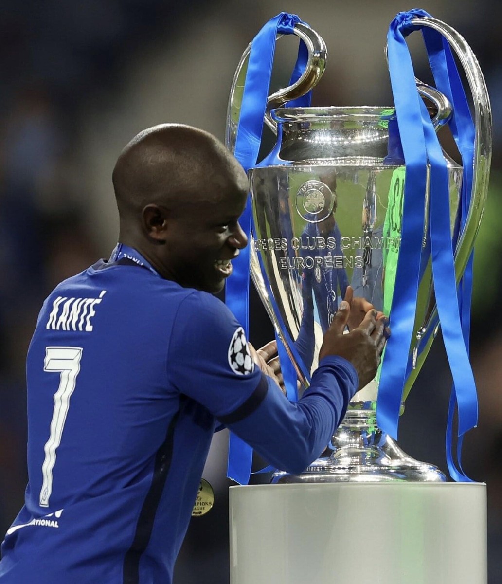 Chelsea KANTE UCL Final 2021 name print number patch + match