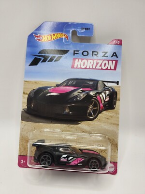 Hot Wheels 2021 Forza Horizon Pink Chevrolet Corvette C7 R 5/5