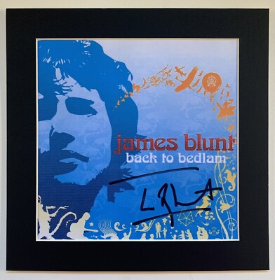 JAMES BLUNT - BACK TO BEDLAM - Mounted Album Cover Display