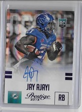 JAY AJAYI 2015 PANINI PRESTIGE ROOKIE AUTOGRAPH AUTO #46/100 -DOLPHINS!!!