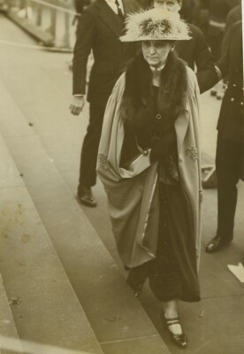 USA Frau Charles Evans Hughes Frau des Außenministers altes Pressefoto 1924